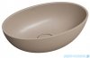 Omnires Shell M+ umywalka nablatowa 50x35 cm dune beige mat SHELL500UNDB